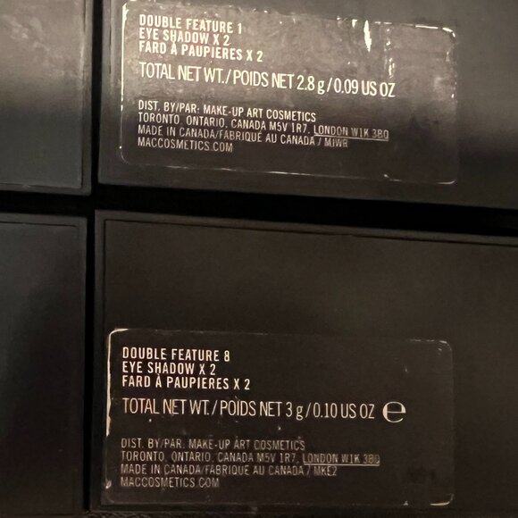 MAC Cosmetics 4 sets of eyeshadows (8 total) (swatched but barely used!) - Picture 4 of 4